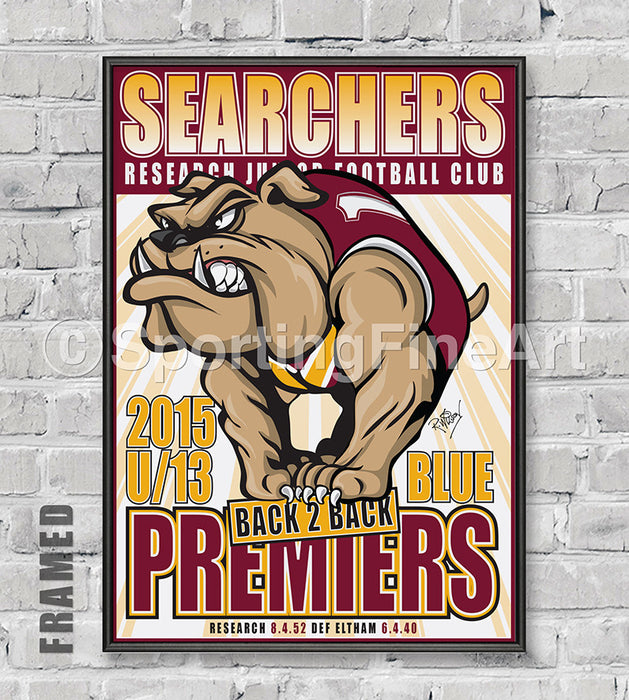 Research JFC U13 2015 Premiership Poster