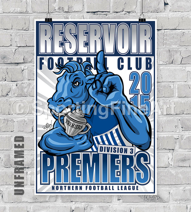 Reservoir FC 2015 Premiership Poster