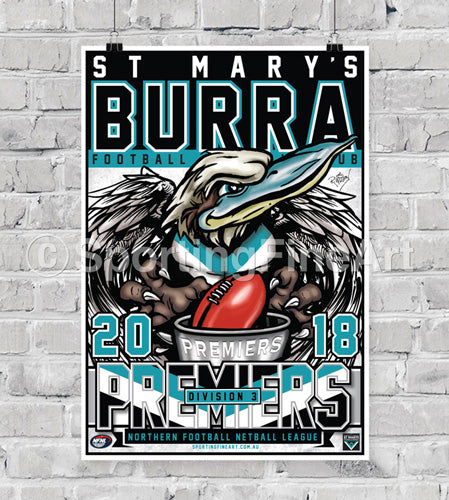 St Mary's FC 2018 Premiership Poster