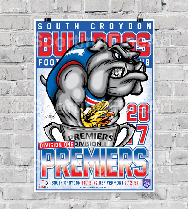 South Croydon FC Premiership Poster