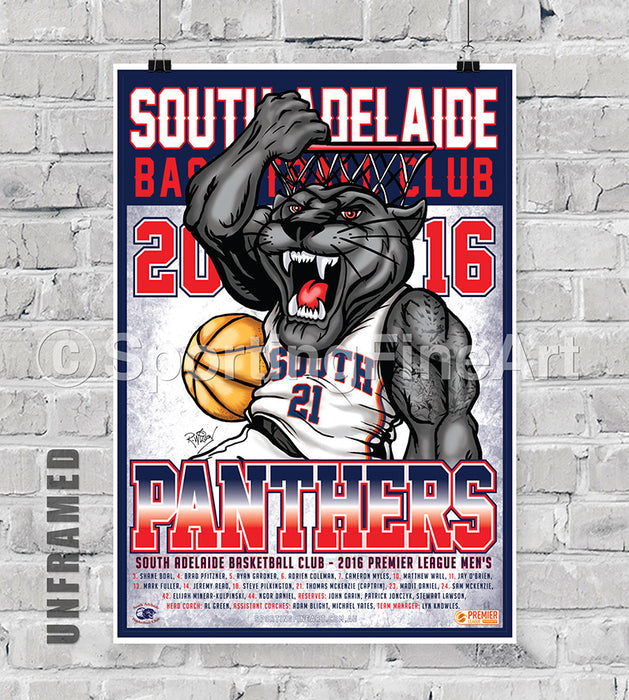 South Adelaide BC 2016 Team Poster