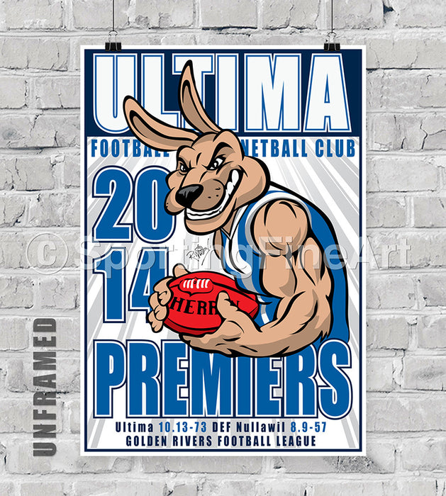 Ultima Football Club 2014 Premiership Poster