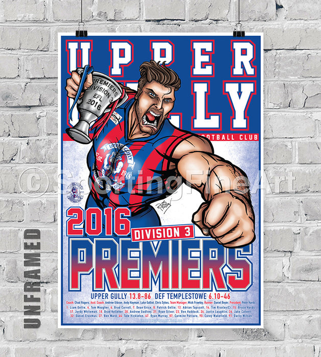 Upper Gully FC Premiership Poster