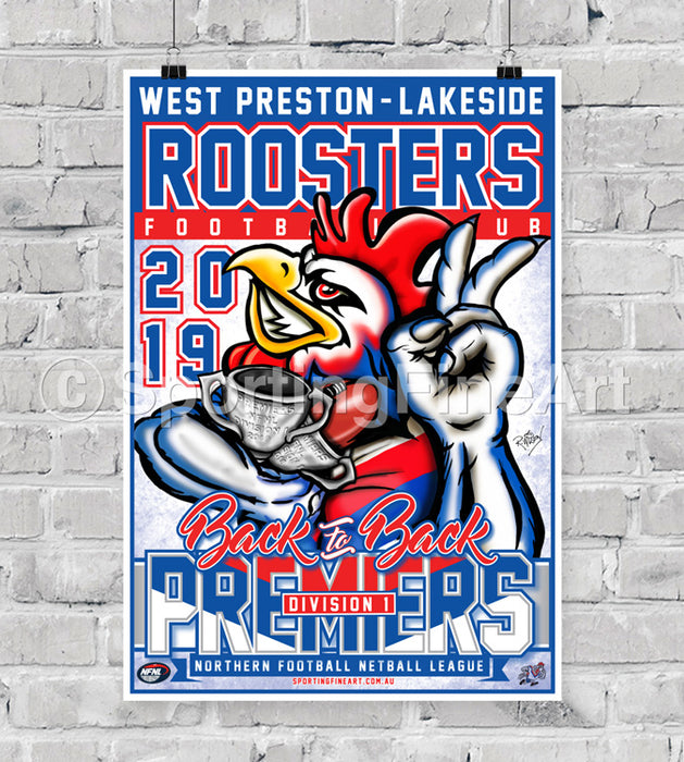 West Preston-Lakeside FC 2019 Premiership Poster