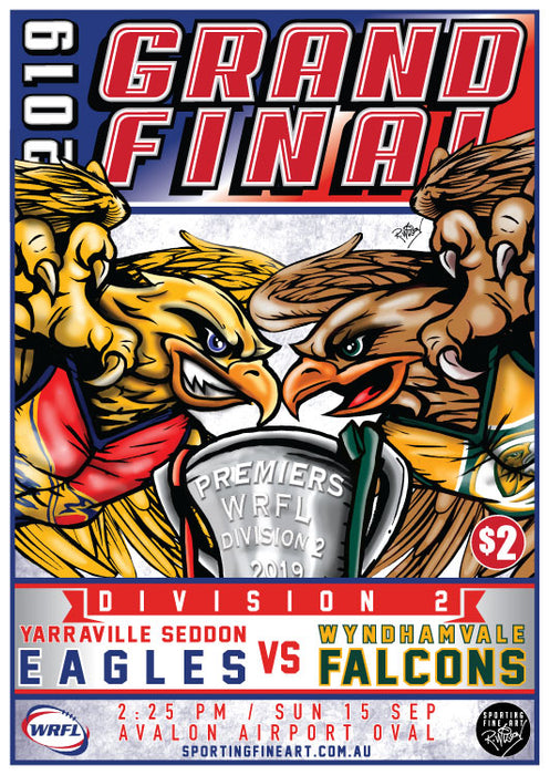WRFL Division 2 Grand Final Poster