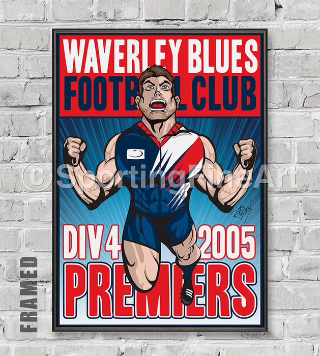 Waverley Blues Football Club 2005 Premiership Poster