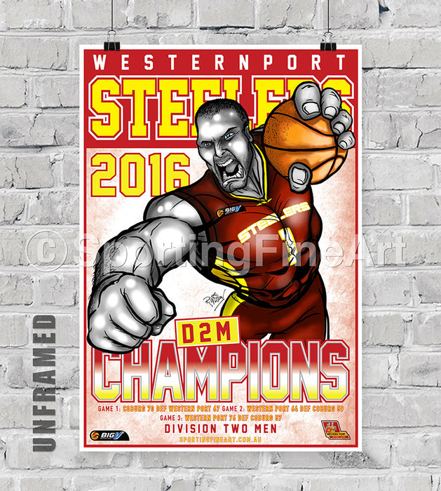 Westernport Steelers 2016 Championship Poster