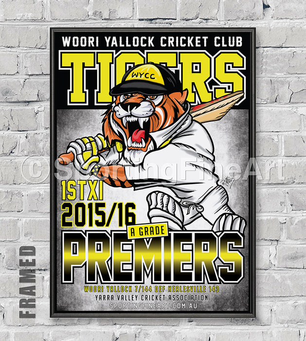 Woori Yallock CC 2015/16 Premiership Poster